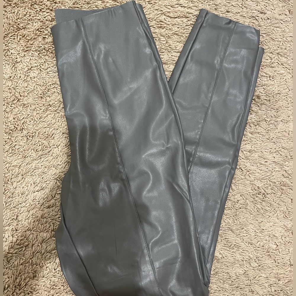 H&M leather leggings